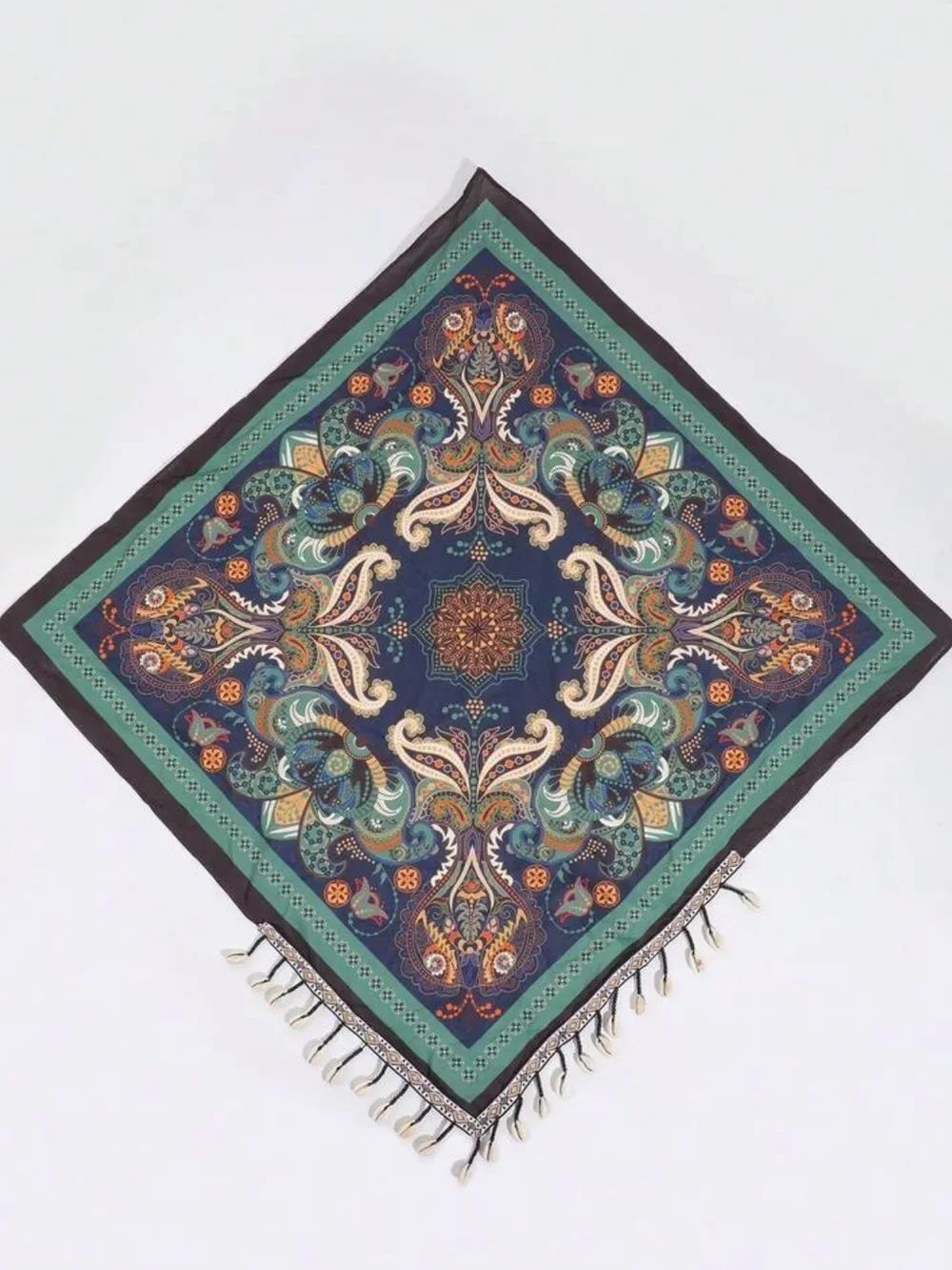 Paisley Fringe Scarf S178